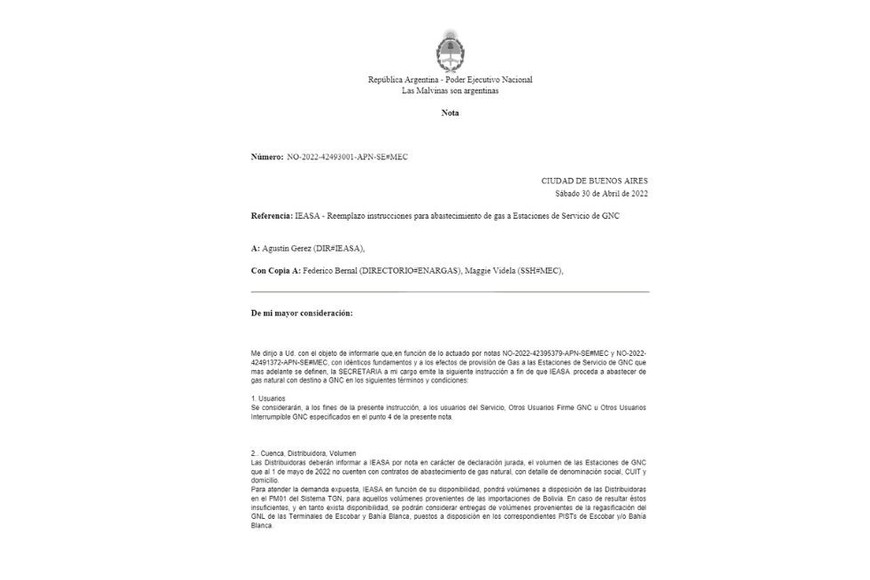 Resolución de abril