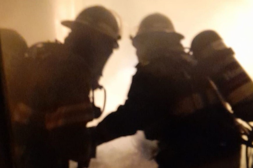 Crédito: Bomberos del Cuartel Norte de la ciudad de Rafaela.