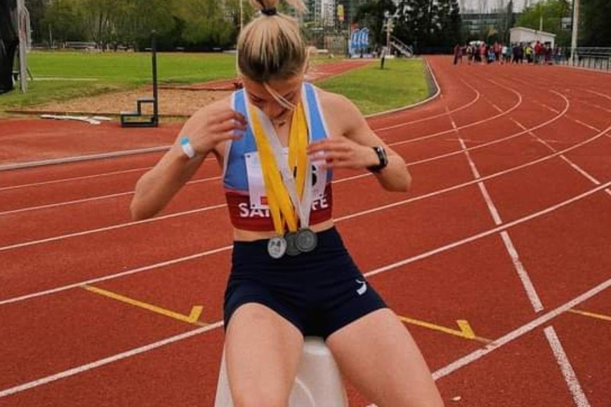 Guillermina Cossio, atleta oriunda de Murphy