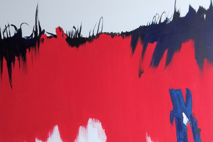 “Campo intenso”, obra de Susana Grossi.