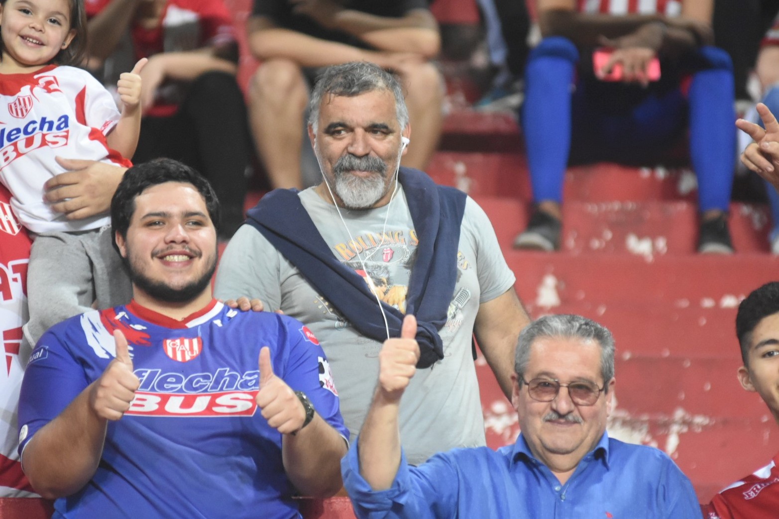 Los hinchas tatengues, en la previa de Unión vs. Godoy Cruz.