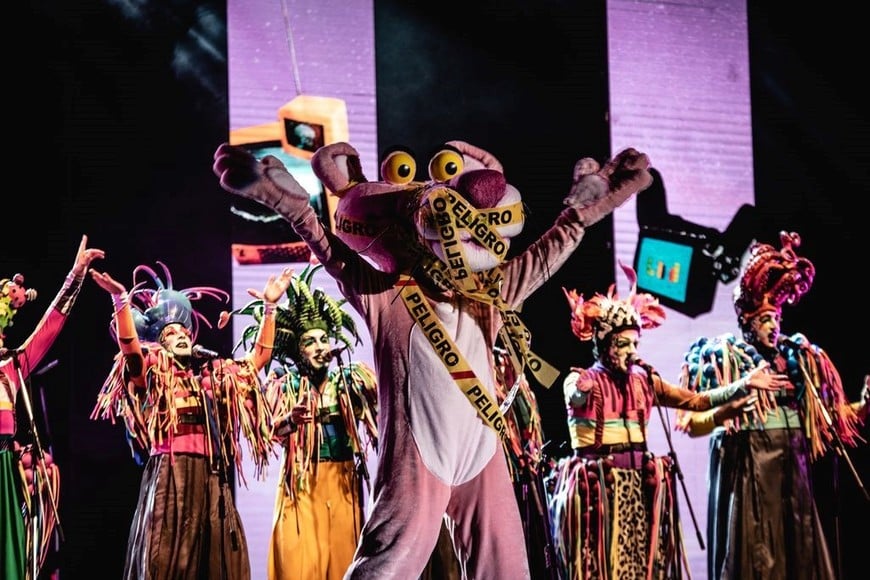 Murga Agarrate Catalina, espectáculo “La involución de las especies”