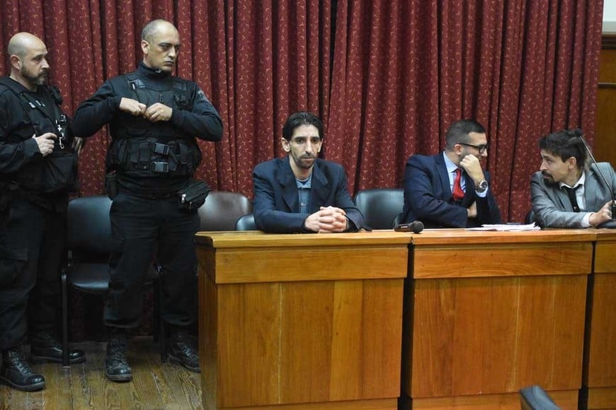 Los defensores Ignacio Alfonso Garrone y Sebastián Oroño apelarán la condena. Crédito: Guillermo Di Salvatore