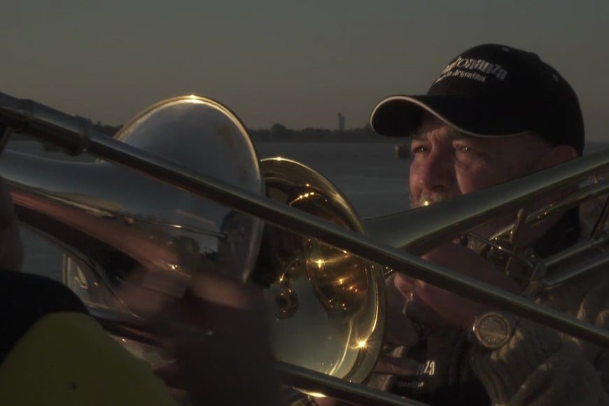 el documental muestra la intimidad de Trombonanza de la manera más simple y efectiva. Foto: Gentileza producción