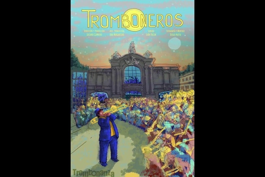 Afiche de "Tromboneros". Foto: Gentileza producción