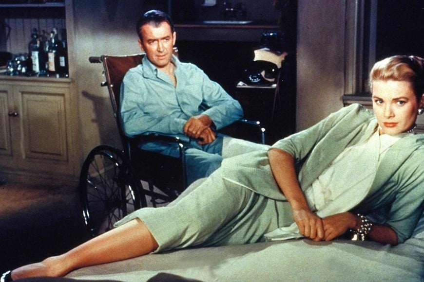 James Stewart y Grace Kelly en un fotograma del film. Foto: Paramount Pictures