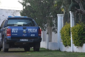 El propio dueño de la casa dio aviso a la policía. Crédito: Guillermo Di Salvatore
