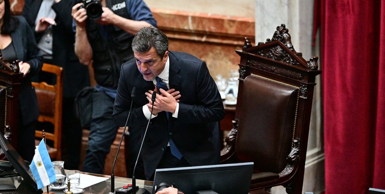 Diputados aceptó la renuncia de Massa como presidente de la Cámara