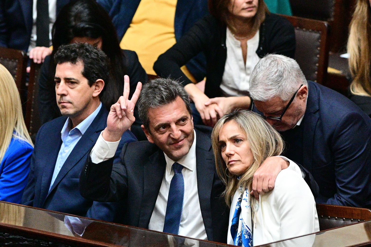 Ayer, Sergio Massa había renunciado a su banca de legislador por la provincia de Buenos Aires en la Cámara de Diputados de la cual ejercía la presidencia. Foto: Télam