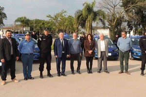 Consideró que “el plan de seguridad incluye a los gobiernos locales y las entidades intermedias  con quienes tenemos trámites en marcha para la modernización edilicia, gracias al aporte que hacen las municipalidades y comunas que también permiten la utilización de mano de obra local”. Foto: El Litoral