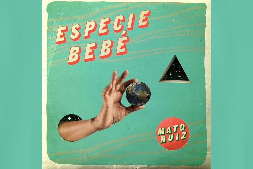 Portada de "Especie Bebé", disco de Mato Ruiz, diseñada por Richard Baldoni.