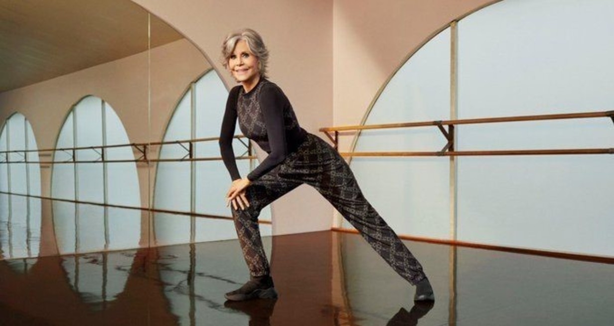 Reina del Jane Fonda volvió a ponerse ropa deportiva - El Litoral