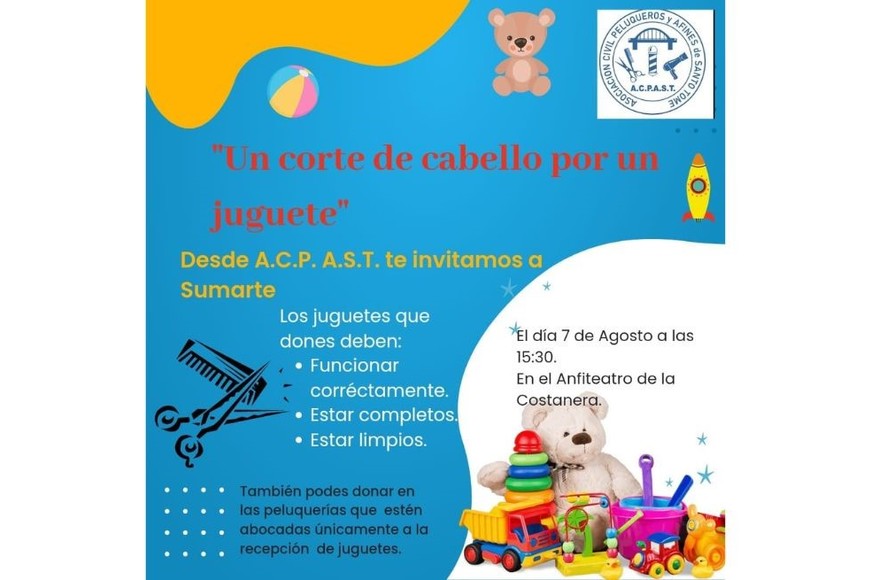 Campaña solidaria por el Día de las Infancias.