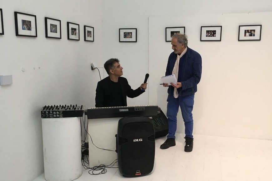 Roberto Jacoby y Nacho Marciano presentando "Lastima".