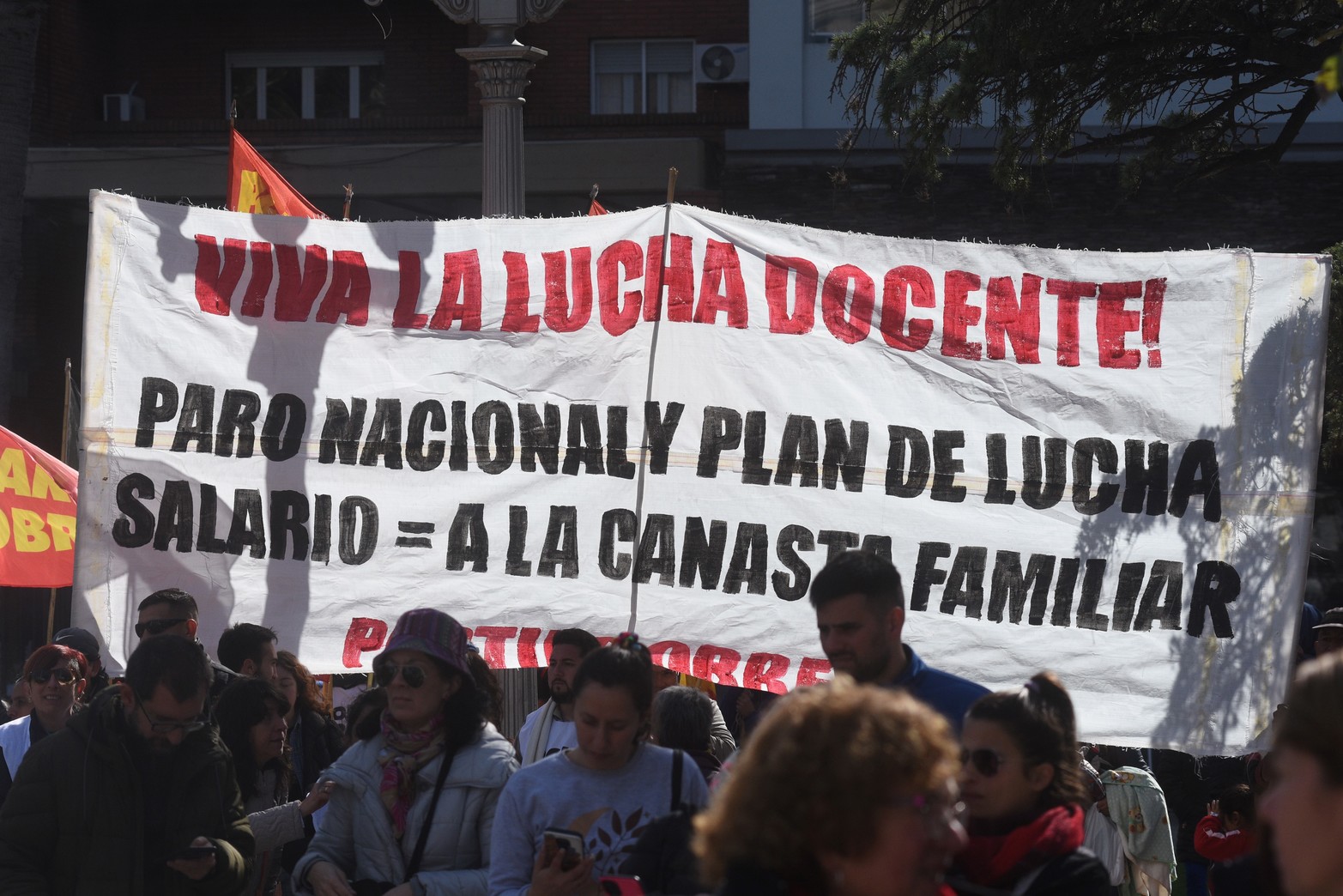 La CTERA nacional lanzó un plan de lucha para que se abran las paritarias en varias provincias del país. Foto Mauricio Garín