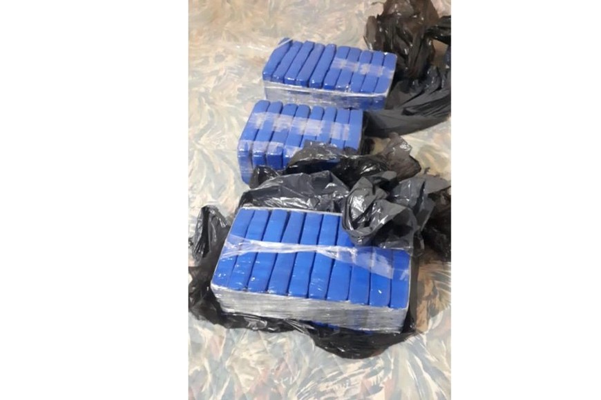 Parte de los elementos secuestrados en la vivienda de Lavaisse 1600.