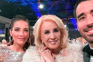 Mirtha y sus nietos, listos para volver a la TV.