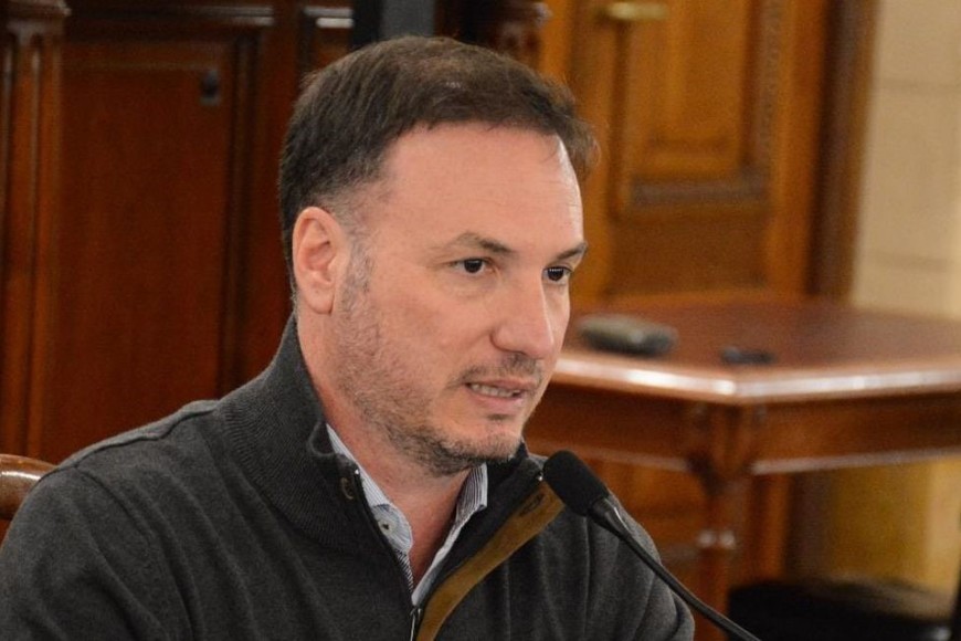 El senador Lisandro Enrico. 