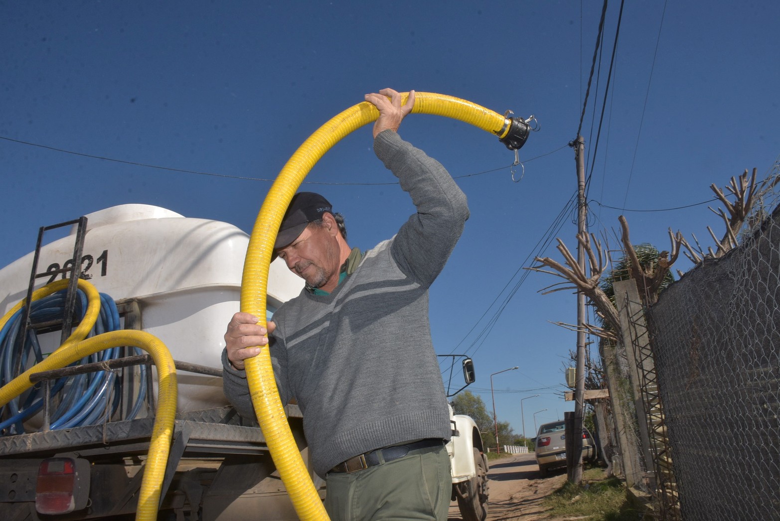 A este le falta un poco, el otro está vacío, todos se llenan por igual hasta el tope Foto Flavio Raina