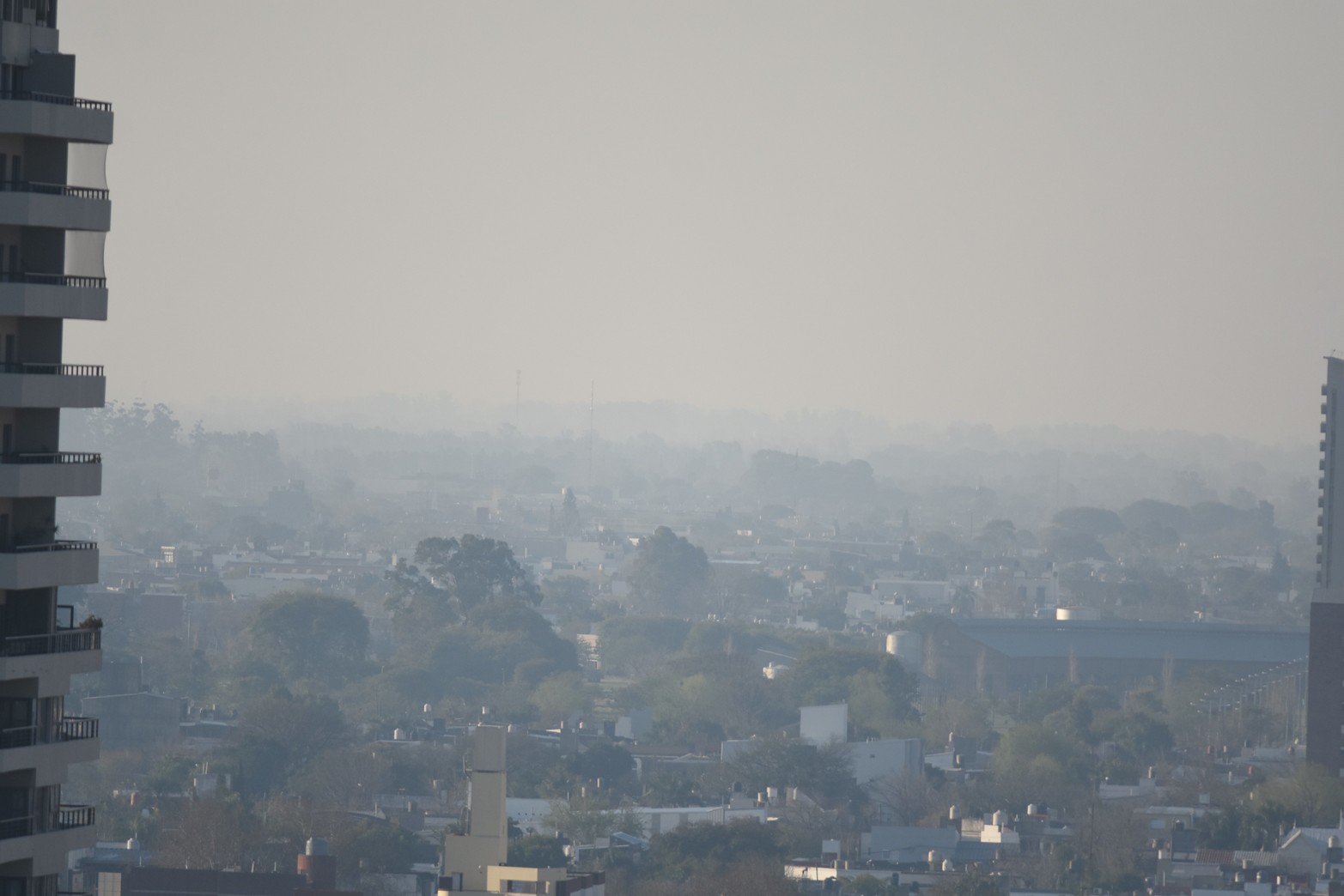 El sector norte de la ciudad, desde el edificio Corporate Tower