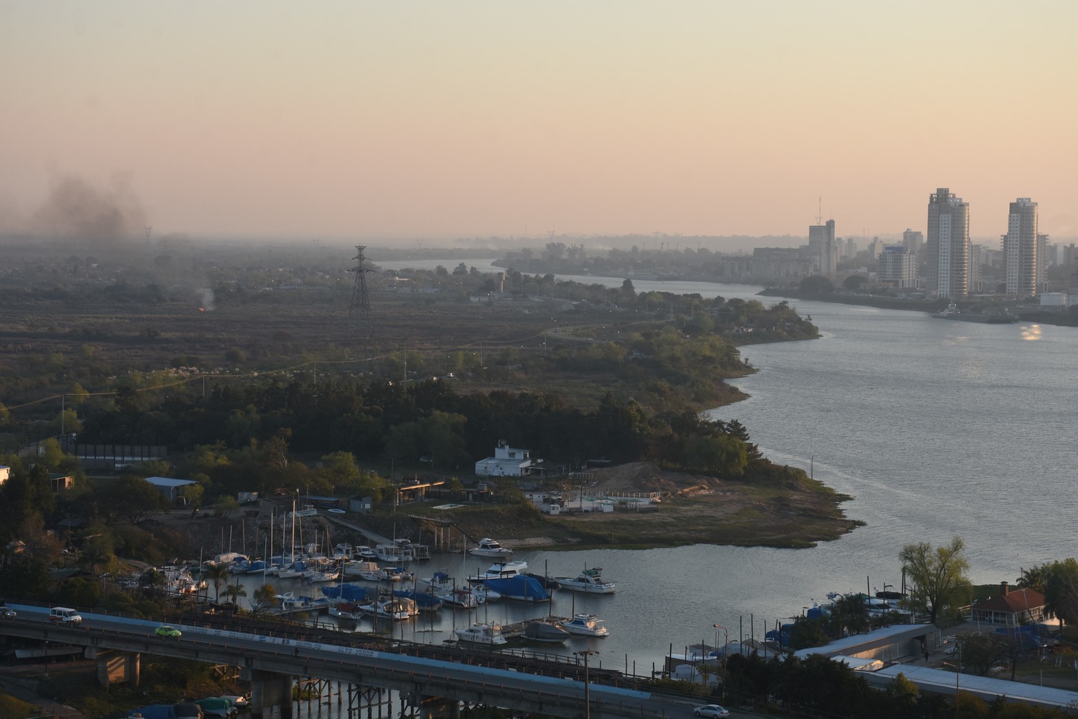 Sur de la ciudad, desde la terraza Hotel ATE