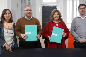 La inversión nacional total es de 41 millones de pesos y se enmarca en el programa nacional de Infraestructura del cuidado – proyecto para el mejoramiento de espacios donde residen niñas, niños y adolescentes con medidas excepcionales – perteneciente al Ministerio de Desarrollo Social de Nación. Foto: Gobierno de Santa Fe