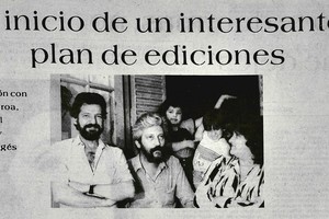 En 1985, la obra poética “Máscaras sueltas” formó parte de un interesante plan editorial que puso en circulación autores locales de la mano del Departamento de Extensión Universitaria de la Universidad del Litoral. Archivo El Litoral