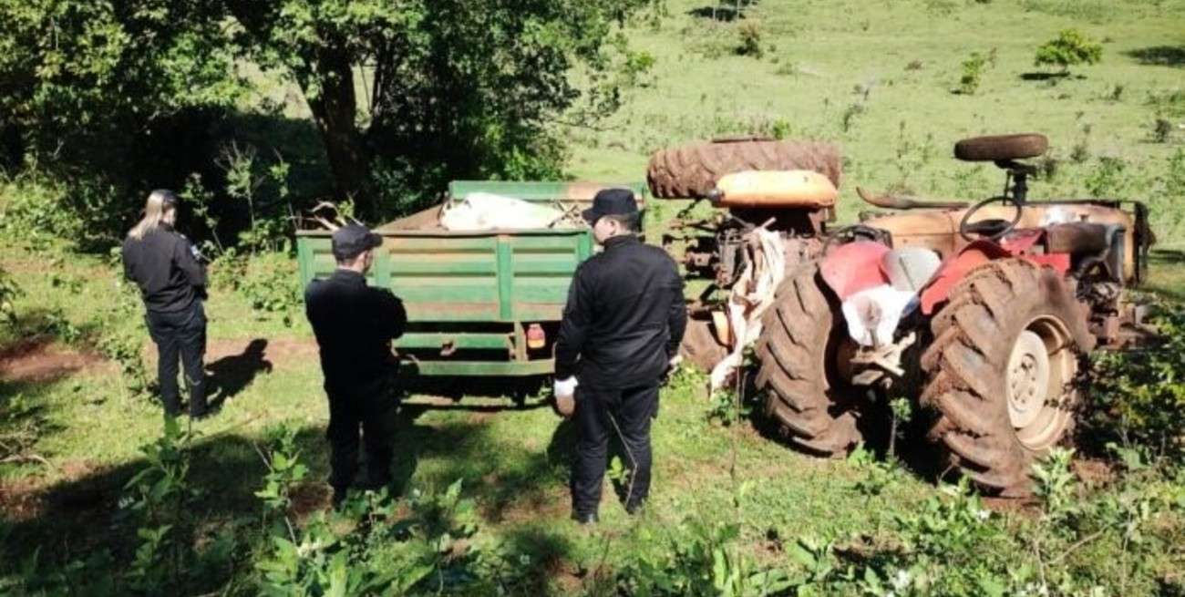 Accidente laboral fatal en Misiones: un adolescente murió apastado por el acoplado de un tractor