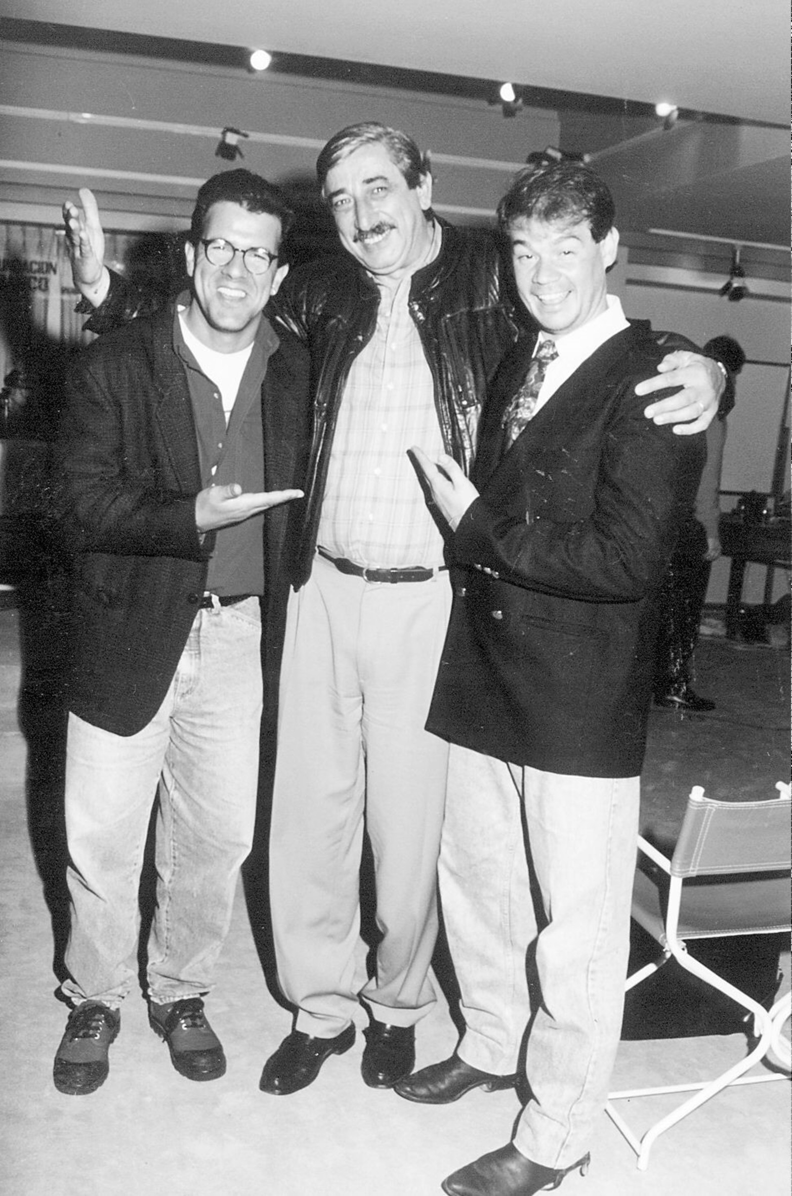  Oscar Bergesio junto al Dady y el Chino