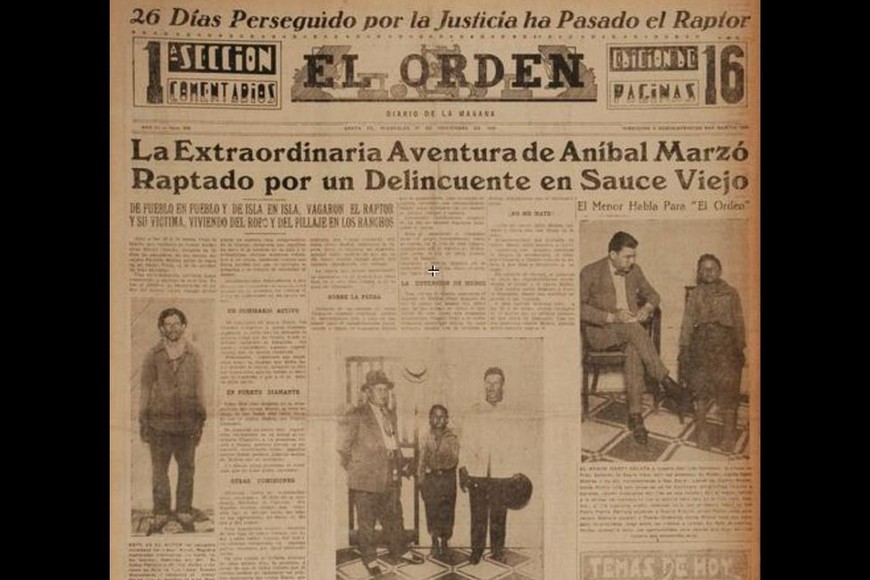 Los diarios de la época le dedicaron mucho espacio a los hechos. Archivo El Orden / Hemeroteca Digital Castañeda