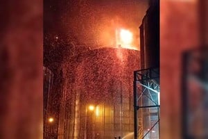 Las llamas en la noche del viernes.