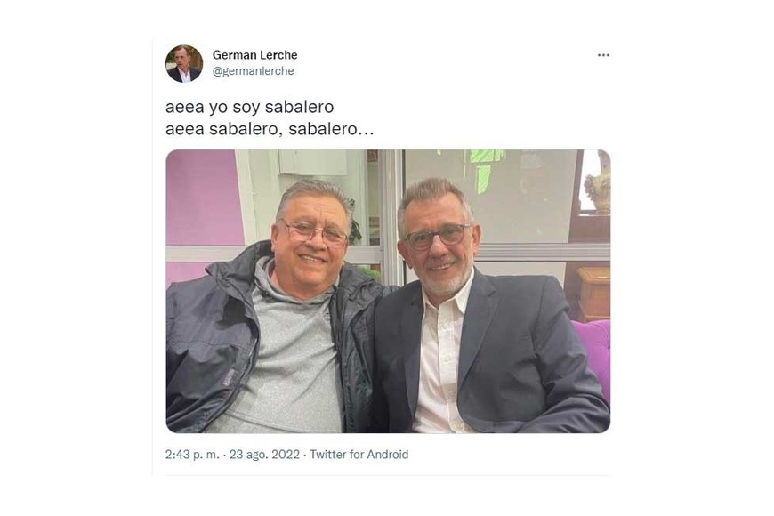 Polémica en Colon por una foto de Camino con Lerche