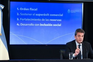 Sergio Massa, ministro de Economía de la Nación.