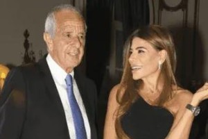 Zulemita Menem y Rodolfo D’Onofrio, juntos en la boda del economista Guillermo “Willy” Banfi. 
