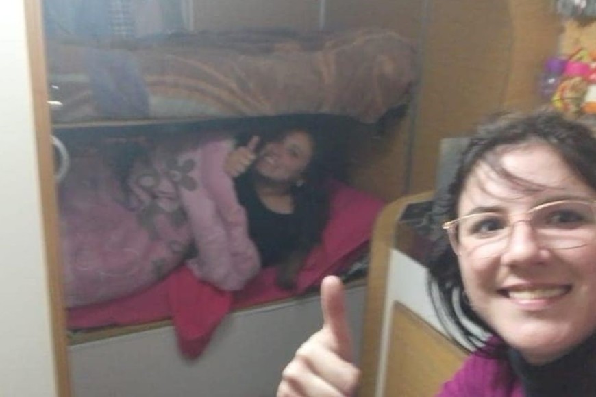 Ambas jóvenes viajaban a diario para acudir a las clases presenciales