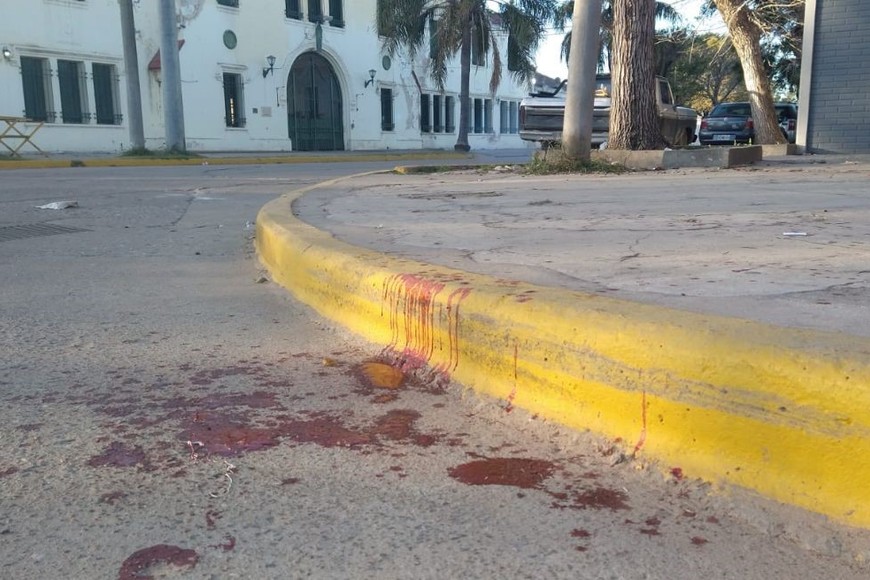 La víctima fue trasladada al hospital