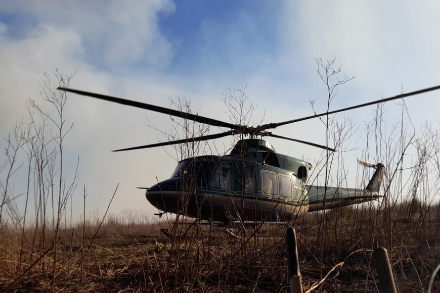 delta quema pastizales