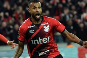 Santana en la celebración del gol. Crédito: CONMEBOL