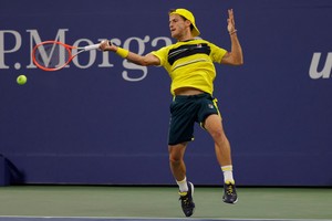 El argentino debió trabajar a destajo para imponerse de manera por demás ajustada. Crédito: Geoff Burke-USA TODAY Sports