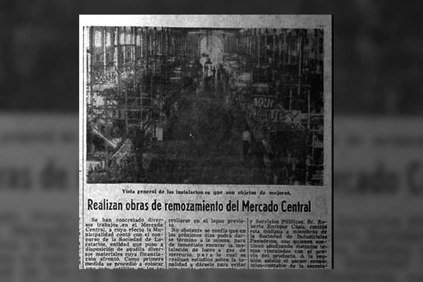 En el '71 las autoridades locales encararon algunas refacciones. Así lo reflejó El Litoral en sus páginas.
