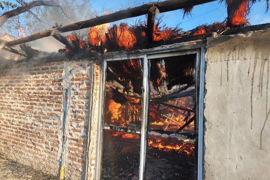 El siniestro causó daños de magnitud en el lugar.  Crédito: El Litoral