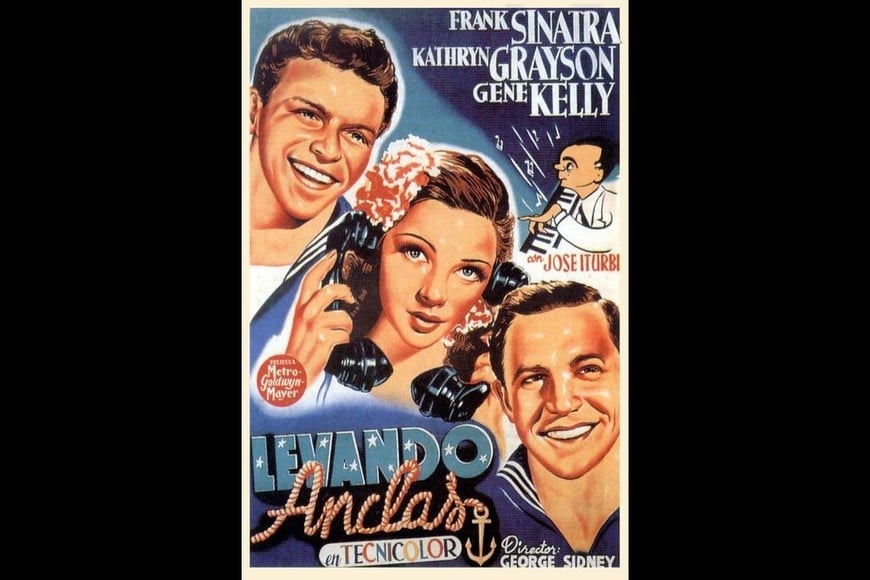 "Levando anclas", donde Iturbi coincidió con Sinatra y Gen Kelly.