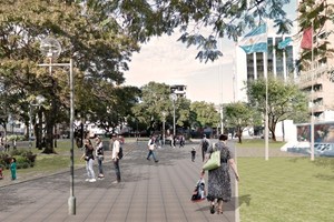 Piso. Se incorporarán losetas graníticas antideslizantes y de alta resistencia. Serán más de 3.000 metros cuadrados los que se recambiarán.