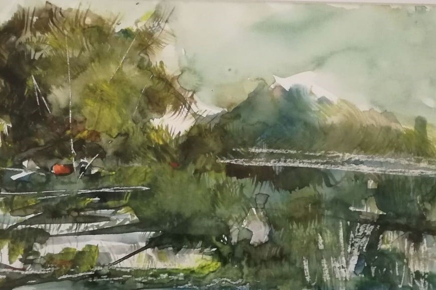 Taverna Irigoyen describió a Puccinelli como "el último pintor de caballete al hombro que atravesó las calles de Santa Fe".