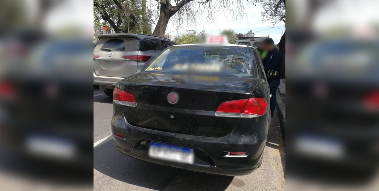 Un taxista dio positivo en acoholemia en pleno bulevar Gálvez de la ciudad de Santa Fe