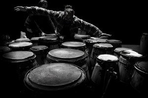 Sergio “Checho” Rosa, anfitrión y uno de los organizadores de “Sauce Criollo” encuentro de percusión, que nuclea a destacados percusionistas de nuestra región.