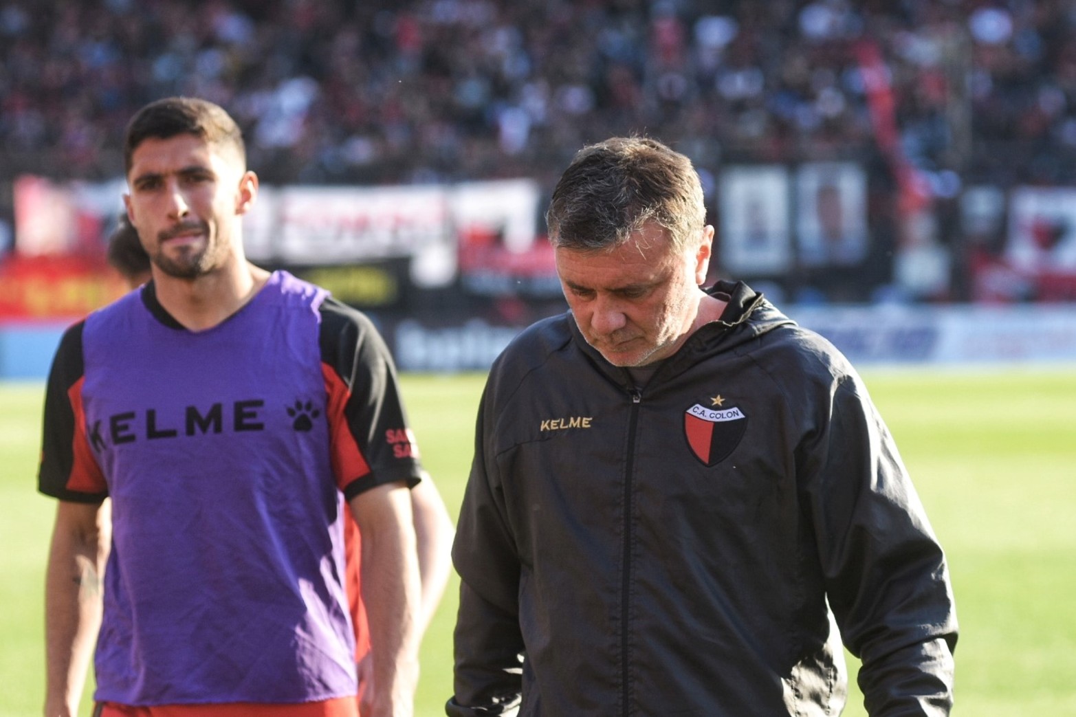 Colón - San Lorenzo Liga profesional. Final del primer tiempo. Foto: Pablo Aguirre