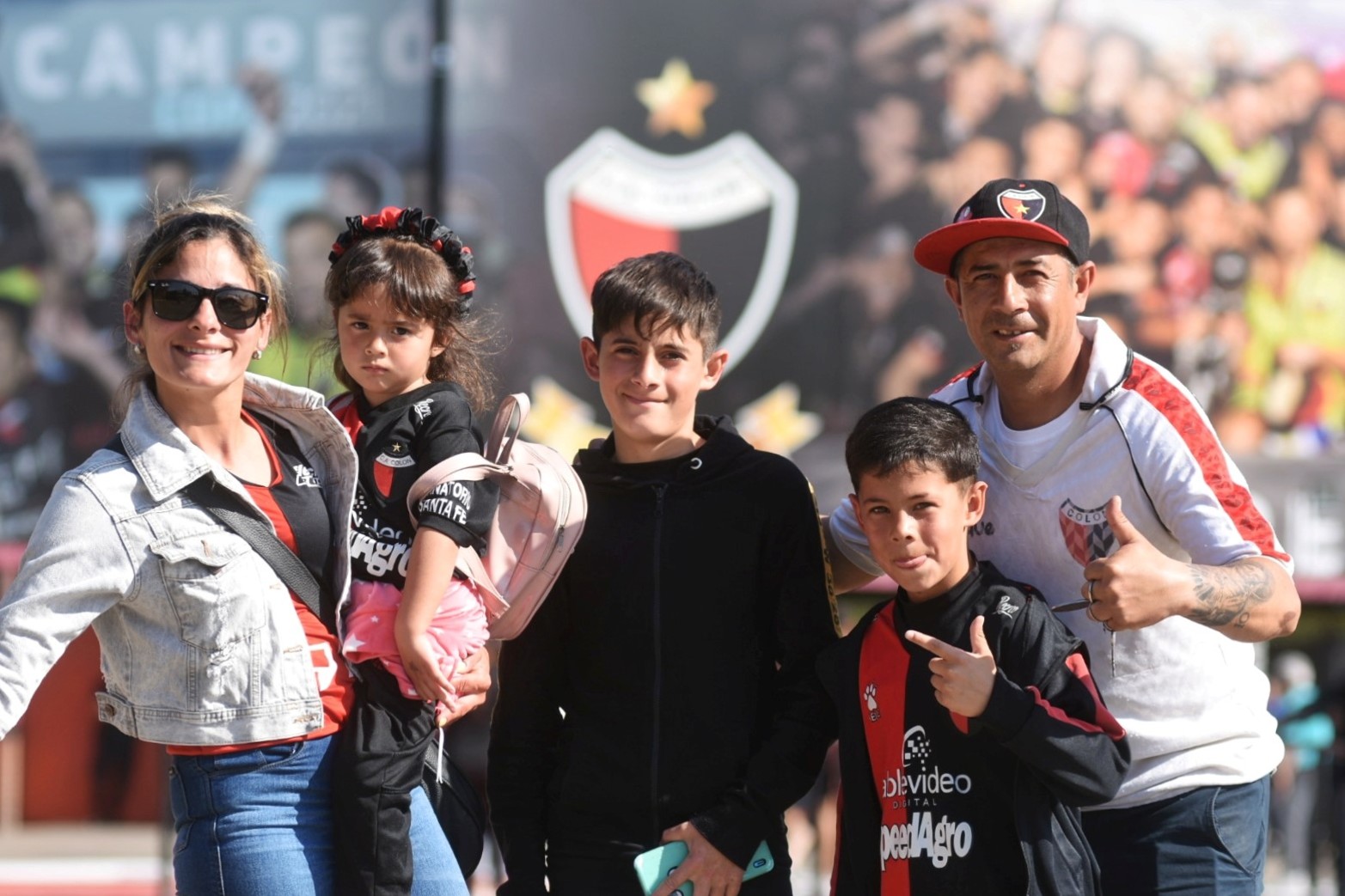 Colón - San Lorenzo Liga profesional, la familia sabalera. Foto: Pablo Aguirre