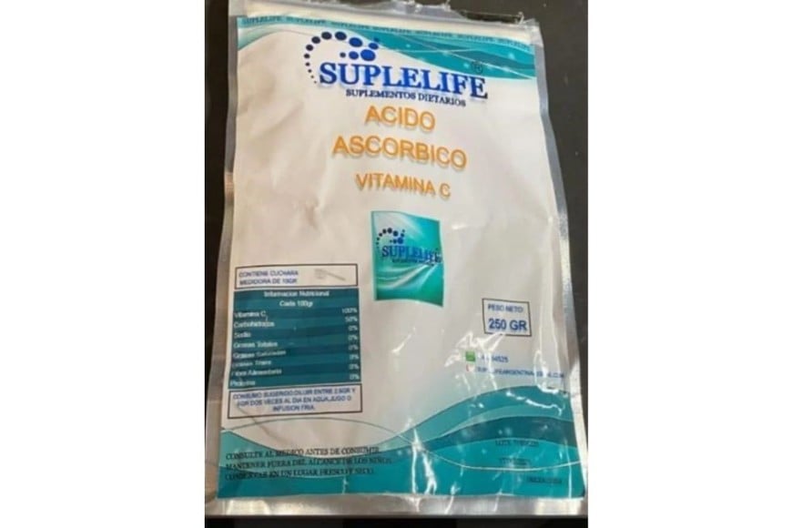 Suplemento dietario: acido ascorbico -vitamina C