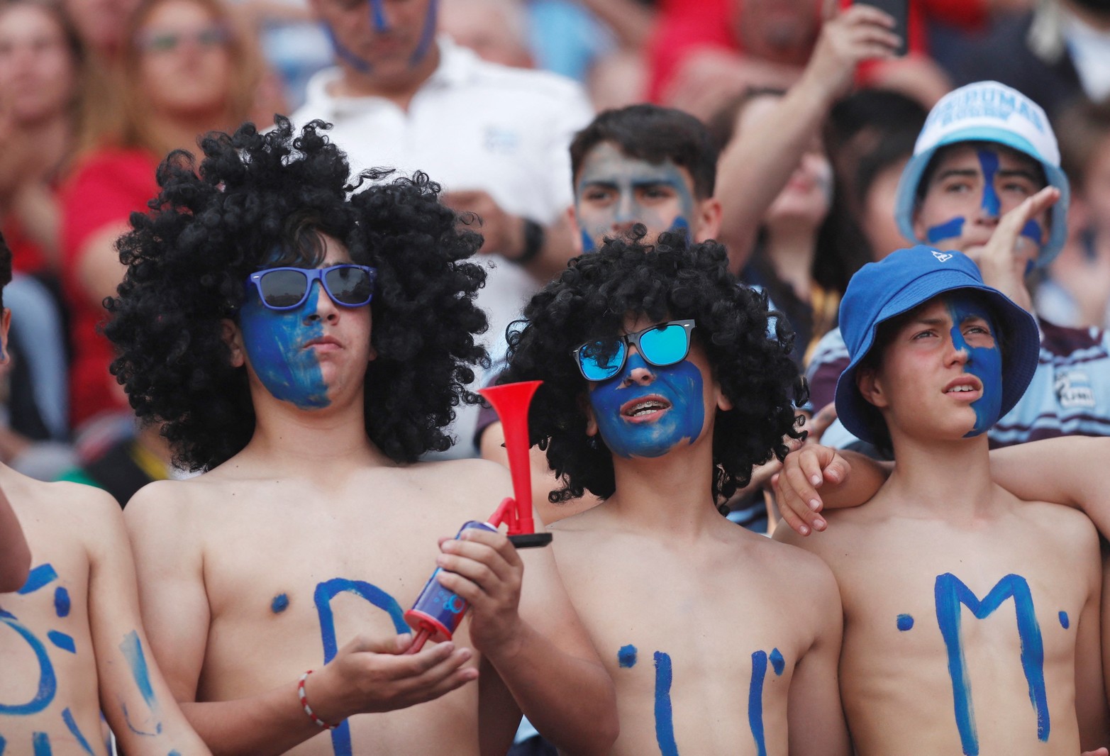 Argentina vs. South Africa - Estadio Libertadores de America. Reuters/Agustin Marcarian